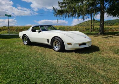 1980 White Corvette Black Interior 4spd For Sale