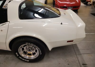 1980 White Corvette Black Interior 4spd For Sale