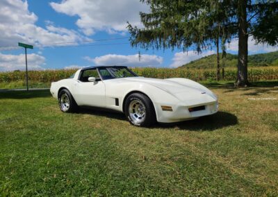 1980 White Corvette Black Interior 4spd For Sale