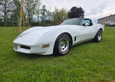 1980 White Corvette Blue Interior 4spd For Sale
