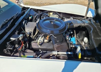 1980 White L82 Corvette Claret Int For Sale