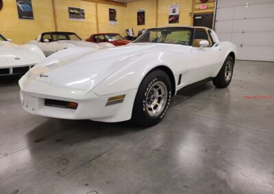 1980 White Corvette Tan Interior For Sale