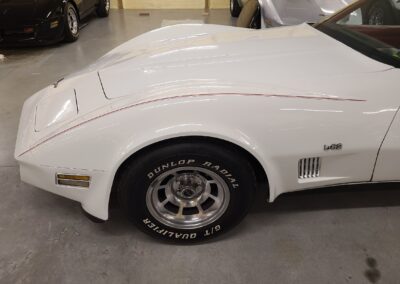 1980 White Corvette Red Int For Sale