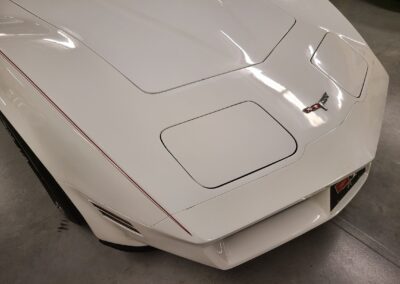 1980 White Corvette Red Int For Sale