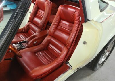 1980 White Corvette Red Int For Sale