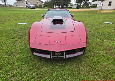 1981 Two Tone Autumn Red Dark Claret C3 Corvette For Sale