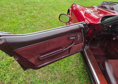 1981 Two Tone Autumn Red Dark Claret C3 Corvette For Sale