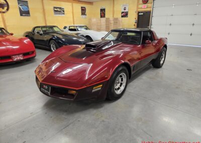 1981 Two Tone Autumn Red Dark Claret C3 Corvette For Sale