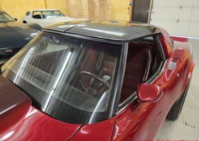 1981 Two Tone Autumn Red Dark Claret C3 Corvette For Sale