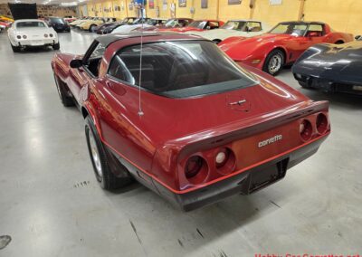 1981 Two Tone Autumn Red Dark Claret C3 Corvette For Sale