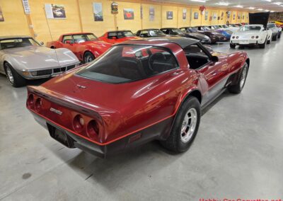 1981 Two Tone Autumn Red Dark Claret C3 Corvette For Sale