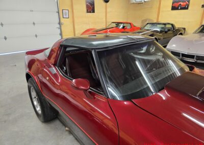 1981 Two Tone Autumn Red Dark Claret C3 Corvette For Sale