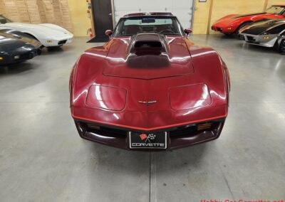 1981 Two Tone Autumn Red Dark Claret C3 Corvette For Sale