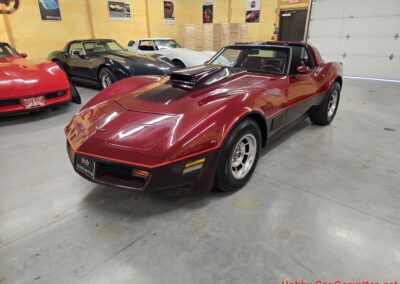 1981 Two Tone Autumn Red Dark Claret C3 Corvette For Sale