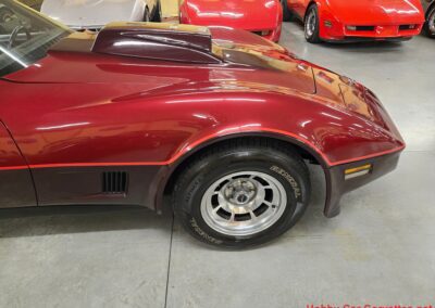 1981 Two Tone Autumn Red Dark Claret C3 Corvette For Sale