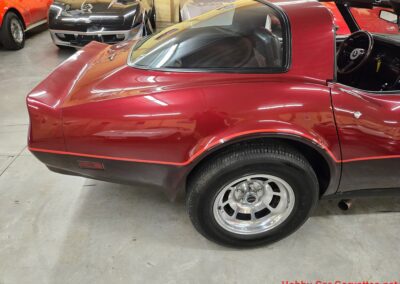 1981 Two Tone Autumn Red Dark Claret C3 Corvette For Sale