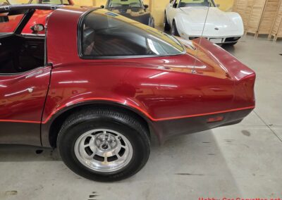 1981 Two Tone Autumn Red Dark Claret C3 Corvette For Sale