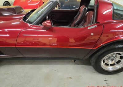 1981 Two Tone Autumn Red Dark Claret C3 Corvette For Sale
