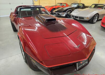 1981 Two Tone Autumn Red Dark Claret C3 Corvette For Sale