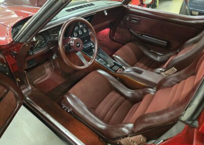 1981 Two Tone Autumn Red Dark Claret C3 Corvette For Sale