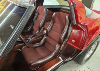 1981 Two Tone Autumn Red Dark Claret C3 Corvette For Sale