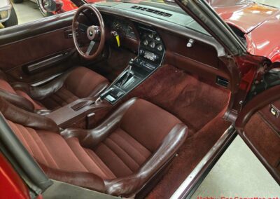 1981 Two Tone Autumn Red Dark Claret C3 Corvette For Sale