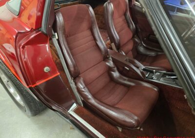 1981 Two Tone Autumn Red Dark Claret C3 Corvette For Sale