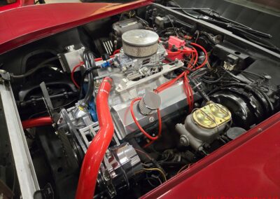 1981 Two Tone Autumn Red Dark Claret C3 Corvette For Sale