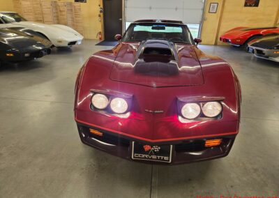 1981 Two Tone Autumn Red Dark Claret C3 Corvette For Sale