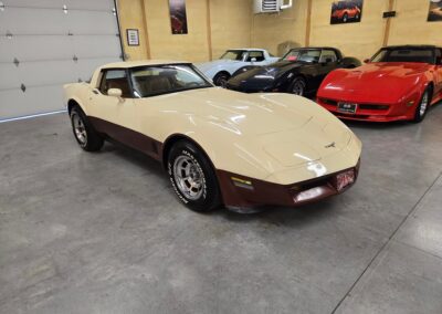 1981 Beige Dark Bronze Corvette For Sale