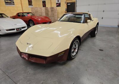 1981 Beige Dark Bronze Corvette For Sale