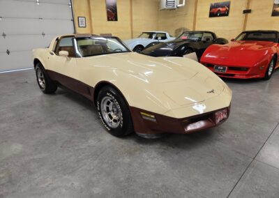 1981 Beige Dark Bronze Corvette For Sale