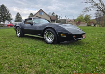 1981 Black Corvette Camel Interior For Sale