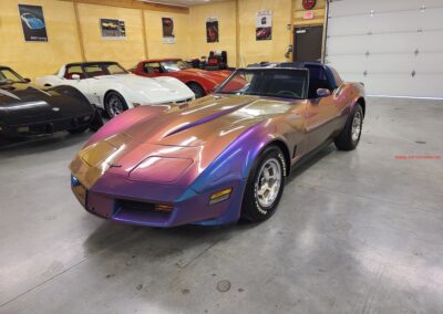 1981 Chameleon Corvette Black Interior For Sale