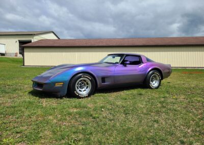 1981 Chameleon Corvette Black Interior For Sale