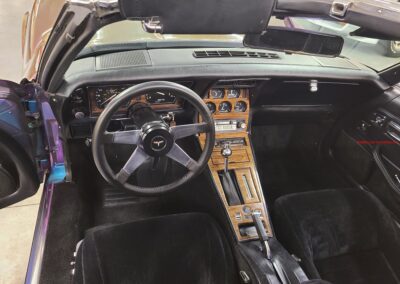 1981 Chameleon Corvette Black Interior For Sale