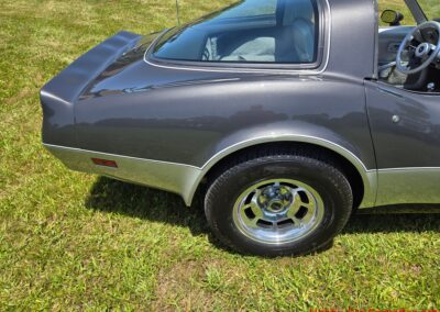 1981 Charcoal Corvette Silver Int T Top