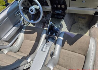 1981 Charcoal Corvette Silver Int T Top