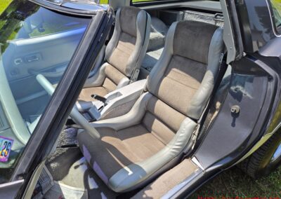 1981 Charcoal Corvette Silver Int T Top