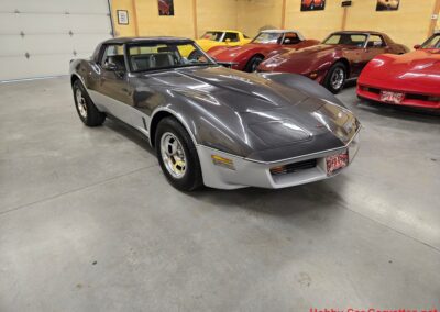 1981 Charcoal Corvette Silver Int T Top