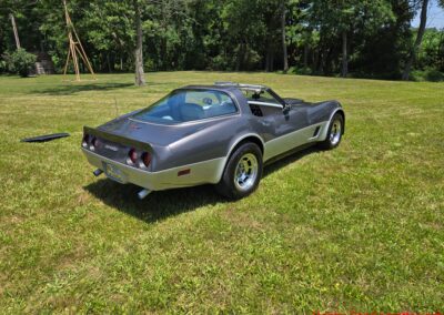 1981 Charcoal Corvette Silver Int T Top