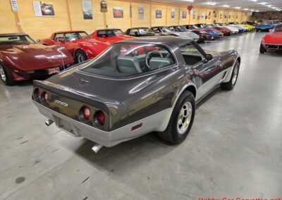 1981 Charcoal Corvette Silver Int T Top