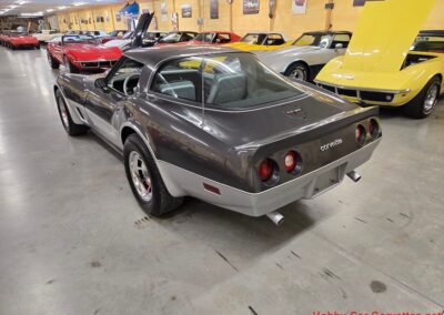 1981 Charcoal Corvette Silver Int T Top