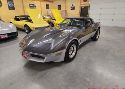 1981 Charcoal Corvette Silver Int T Top