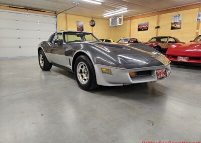 1981 Charcoal Corvette Silver Int T Top