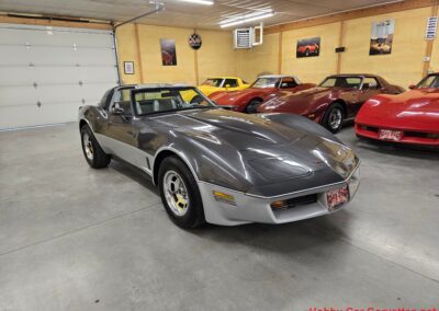 1981 Charcoal Corvette Silver Int T Top