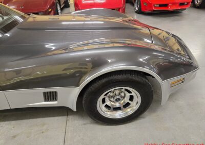 1981 Charcoal Corvette Silver Int T Top