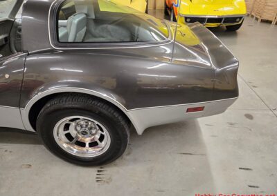 1981 Charcoal Corvette Silver Int T Top