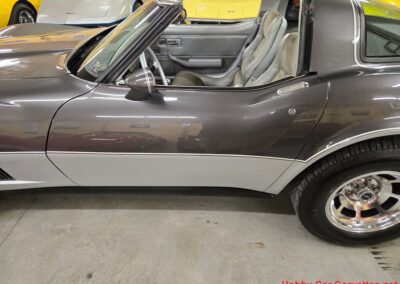 1981 Charcoal Corvette Silver Int T Top