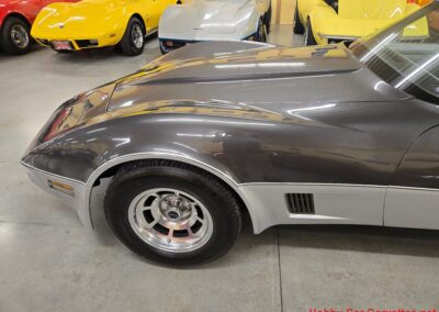 1981 Charcoal Corvette Silver Int T Top
